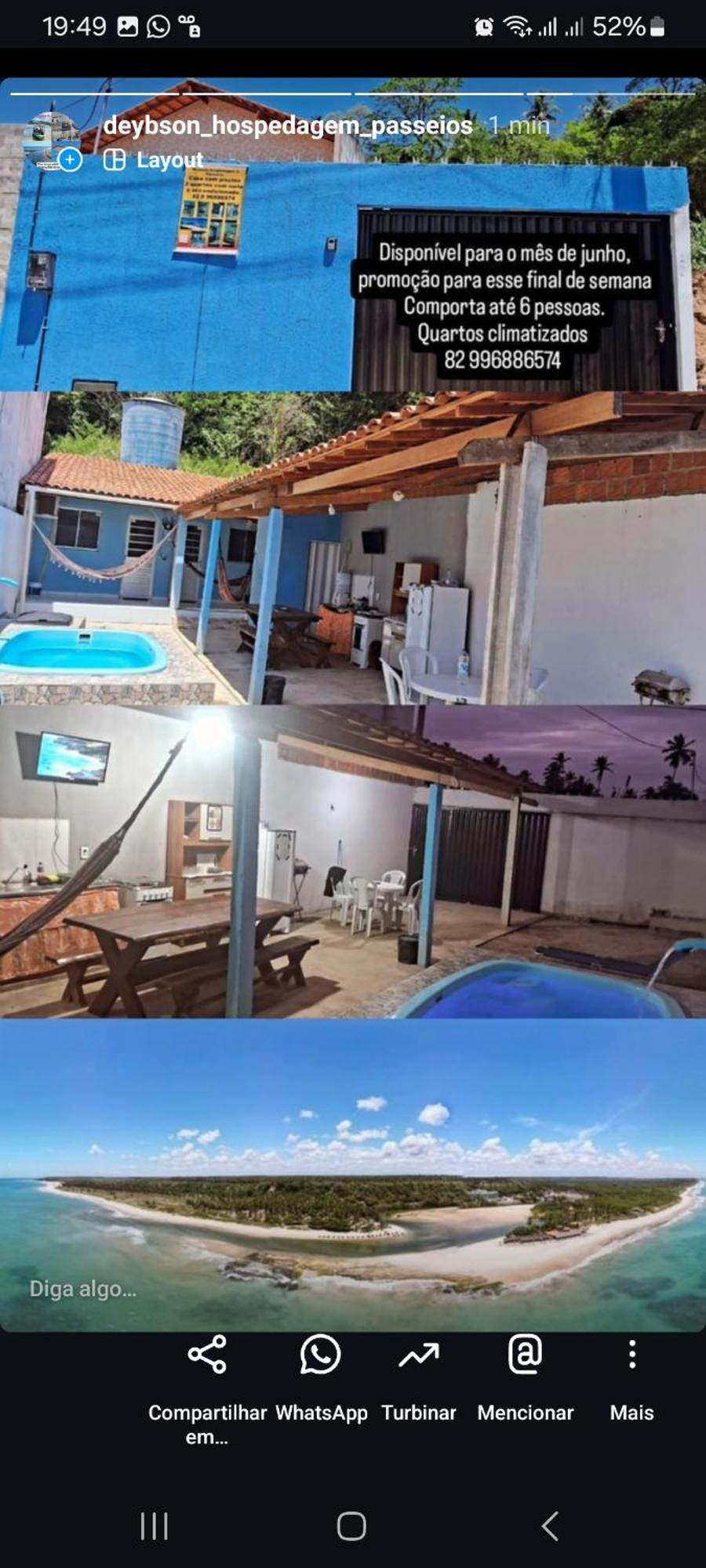 Сasa de vacaciones Casa Temporada Barra De Jequia-al